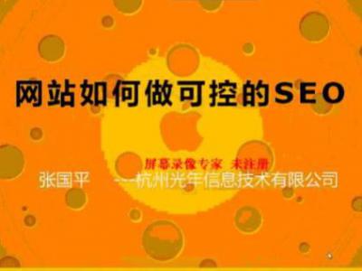 光年（张国平）seo视频教程